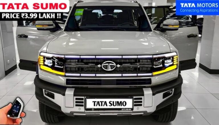 Tata Sumo Makes a Comeback with an Amazing Price and 28 KMPL Mileage!